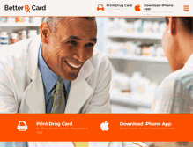 Tablet Screenshot of betterrxcard.com